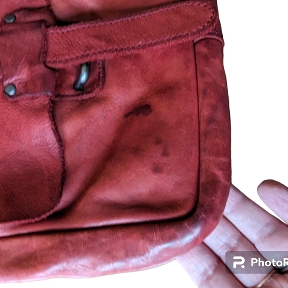 😃Harbour 2nd red leather crossbody bag - Picture 5 of 9